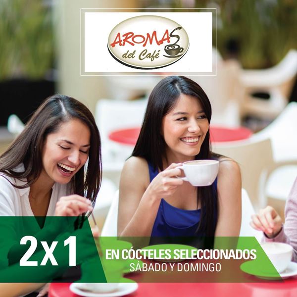 Foto de 2x1 en Cocteles Seleccionados en Aromas del Café