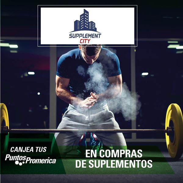 Foto de Canjea tus puntos Promerica en compras de suplementos en SUPPLEMENT CITY