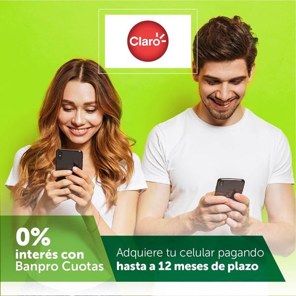 Foto de Banpro cuotas hasta 12 meses de plazo en Claro